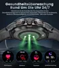 LIGE Militär Smartwatch Herren mit 3 Armbändern 1.43" Produktbild-Vorschau 2
