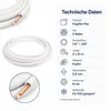 Kältemittelleitung 1/4" + 3/8" 25 m Kupferrohr Produktbild-Vorschau 2