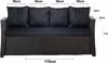 Coussins pour canapé de jardin- Assise 170x60x7, dossier Voir les images du produit 2
