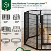 Yaheetech 16-teilig Welpenlaufstall 100 cm H, Welpenauslauf Produktbild-Vorschau 4