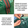 Gartensack afvalzakken, set van 3 stuks, robuust, groene Productafbeelding-voorbeeld 3