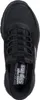 A top-down view of a black Skechers slip-on shoe. Podgląd zdjęcia produktu