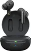 A pair of black LG Tone Free FP9 wireless earbuds are shown in their charging case. Produktbild-Vorschau