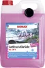 A large plastic container of pink liquid with a label showing a winter scene and product information. Produktbild-Vorschau
