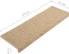 vidaXL Tapis d'escalier autocollant aspect sisal 15 pcs. Voir les images du produit 17