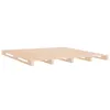 A wooden pallet bed frame is shown against a white background. Produktbild-Vorschau