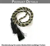 A twisted rope with tassels on a white background. Voir les images du produit