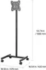 VEVOR TV Halterungen Rollbarer TV-Ständer für 431,8–1397 mm Produktbild-Vorschau 7