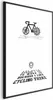 Posterpapier Poster - I Like Cycling 40x60 cm Text Produktbild-Vorschau 1