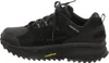 A side view of a black Skechers Bionic Trail shoe. Voir les images du produit