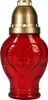 11er Set Grabkerzen Herzform aus Glas Rot 18 cm 22 h Produktbild-Vorschau 2