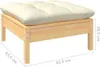 Möbel 11-tlg. Garten-Lounge-Set mit Creme Kissen Produktbild-Vorschau 7