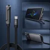 240W USB-C Schnellladekabel mit integriertem Handyhalter – Produktbild-Vorschau 4