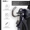 A close-up marketing image of a caulk gun with feature callouts. Produktbild-Vorschau