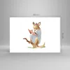 Poster - Poster ohne Rahmen - Känguru Mama Kind - 100x70 cm Produktbild-Vorschau 4