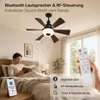 E27 Deckenventilator mit Beleuchtung Fernbedienung, Leise Produktbild-Vorschau 9