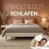 Homestyle4u Polsterbett 140x200 mit Lattenrost Beige Produktbild-Vorschau 15