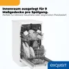 Geschirrspüler | Exquisit GSP9109-451D weiss | 9 Maßgedecke Produktbild-Vorschau 5