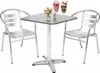 3-tlg. Bistrogarnitur Balkonset 60x60cm Alu klappbar höhenverstellbar Produktbild-Vorschau