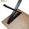 MetaloPro Tischbeine Belaga Lite – 2x Schwarze Metallbeine Produktbild-Vorschau 7
