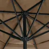 vidaXL Parasol z aluminiowym drążkiem 600 cm Taupe Podgląd zdjęcia produktu 4