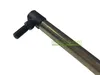 Close-up of a metal rod with a black connector and threaded bolt. Podgląd zdjęcia produktu