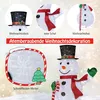 COSTWAY Bonhomme de neige LED 150 cm, décoration de Noël Voir les images du produit 3