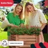 KOTARBAU® Blumenkasten 38x38x30cm Pflanzkasten mit Vlies Produktbild-Vorschau 2