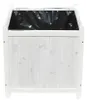 50x50 Fioriera Vaso da fiori Vaso da fiori Sottovaso bianco Anteprima dell’immagine prodotto 2