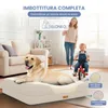 ELONEO Letto ortopedico per cani, taglia L - Crema Anteprima dell’immagine prodotto 9