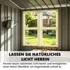 Geräteschuppen Gerätehaus Metall Gartenhaus Satteldach Produktbild-Vorschau 5