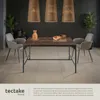 tectake® Esstisch Belfast Industrial Style 120 x 75 x 75 cm Produktbild-Vorschau 3