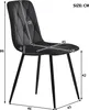 Flieks Esszimmerstühle 4er Set, Polsterstuhl mit Produktbild-Vorschau 6