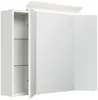 Spiegelschrank 80cm inkl. Design LED-Lampe und Glasböden Produktbild-Vorschau 2