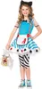Alice im Wunderland Kostüm für Kinder Kindergröße: 98-104 Produktbild-Vorschau 1