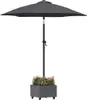 vidaXL Supporto per ombrellone antracite 45 x 45 x 45 cm Anteprima dell’immagine prodotto 3