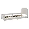Merax Polsterbett 90x200cm Tagesbett, Samt Kinderbett mit Produktbild-Vorschau 10