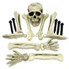 Skelett mit Spießen / Halloween Außen Deko (Totenkopf und Produktbild-Vorschau 2