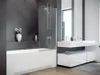 Badewanne MODERN 180x80 mit Füßen, mit Siphon und Schürze Produktbild-Vorschau 1