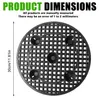 Omgoods – 8 Stück Blumentopf-Unterlagen aus Mesh – Runde Produktbild-Vorschau 2