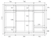 BELANO Schwebetürenschrank 200 cm mit Spiegel – Produktbild-Vorschau 4