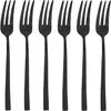 Sambonet Rock Edelstahl/PVD 2Black Set 6 Kuchengabeln Anteprima dell’immagine prodotto 2