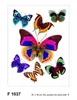 AG Design Wandstickers Schöne bunte Schmetterlinge, 65 x 85 Produktbild-Vorschau 8