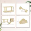 PawHut Katzen Kletterwand Set, 5-teilig Katzenmöbel mit Produktbild-Vorschau 3