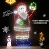 Weihnachtsmann Outdoor Dekoration 150 cm mit 273 LEDs Podgląd zdjęcia produktu