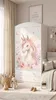 Grande armoire pour enfant blanche avec tiroirs et tringle Voir les images du produit 2