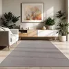 Waschbarer Teppich Wohnzimmer Kurzflor Einfarbiger Moderner Produktbild-Vorschau 7