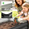 Hochbeet Gartenbeet Kräuterbeet, wetterbeständig, offener Produktbild-Vorschau 6