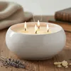 Kvetináč, keramická misa, lesklá biela, Ø 25,5 cm, hladká, Náhľad obrázku produktu 3
