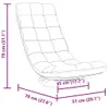 vidaXL Bodenstuhl Drehbar Dunkelgrün 70x51x79 cm Stoff Produktbild-Vorschau 8